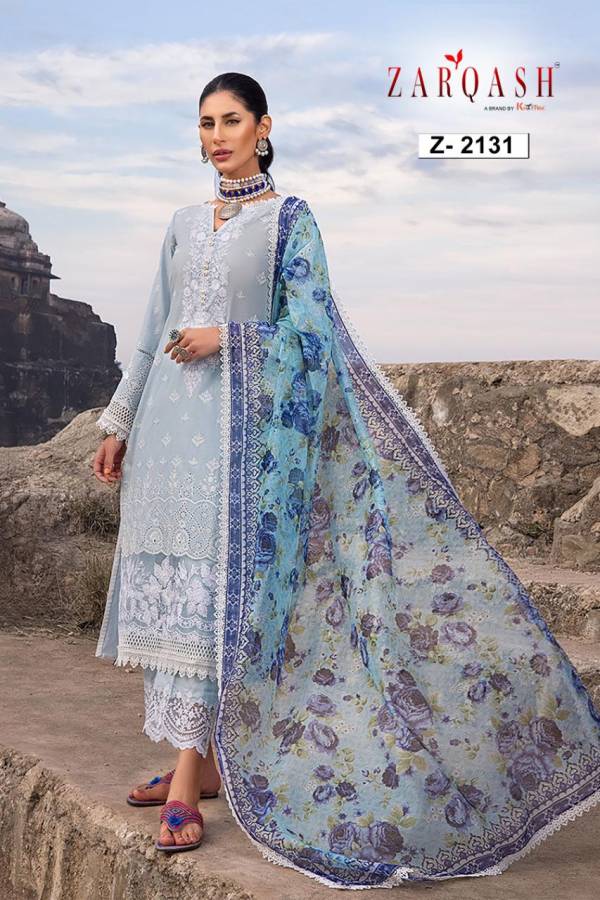 Zarqash Zainab Chikankari 22 New Designer Fancy Wear Heavy Embroidery Pakistani Suits Collection